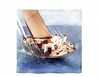 Vinjettbild/anfang för artikel om stora segelbåtar. Akvarell.
