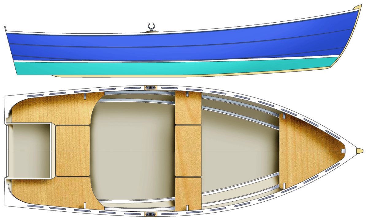 Plywood Dory Plans