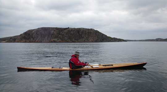 Provpaddling med full last Provpaddling med full last