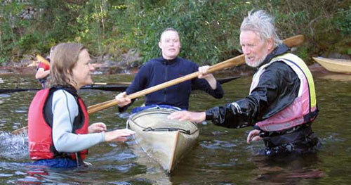 Teknik och säkerhet hos Petrus Kajak Sommen 2006. Foto: Jon Hörnell-Wiberg