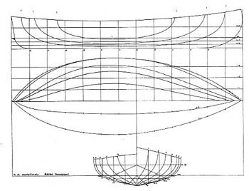 lines - Canoe Yawl 400