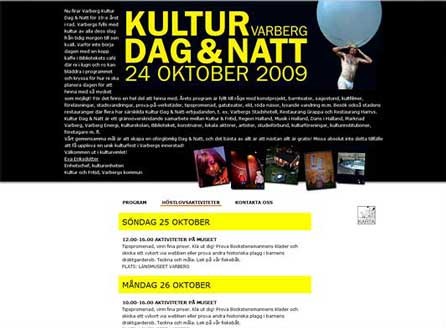 Varberg Kultur Dag & Natt, 2009