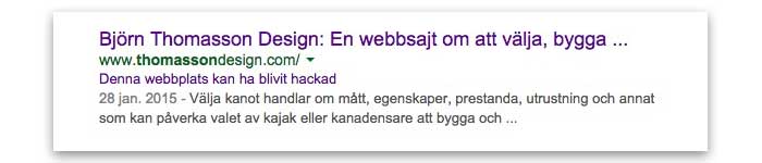 Hackad? Inte då!