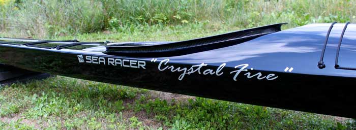 Sea Racer built by Dan Caouette: logo and name