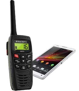 Mobiletelfon eller VHF