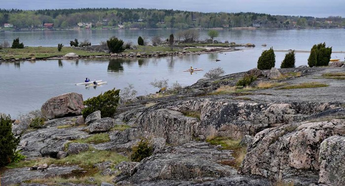 Stilla fredagskväll på Östra Bokö