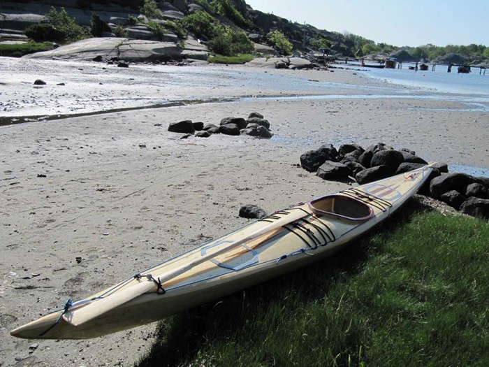 Petters nya Isjord på stranden