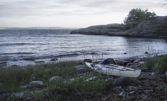 Söderut över Hakefjorden