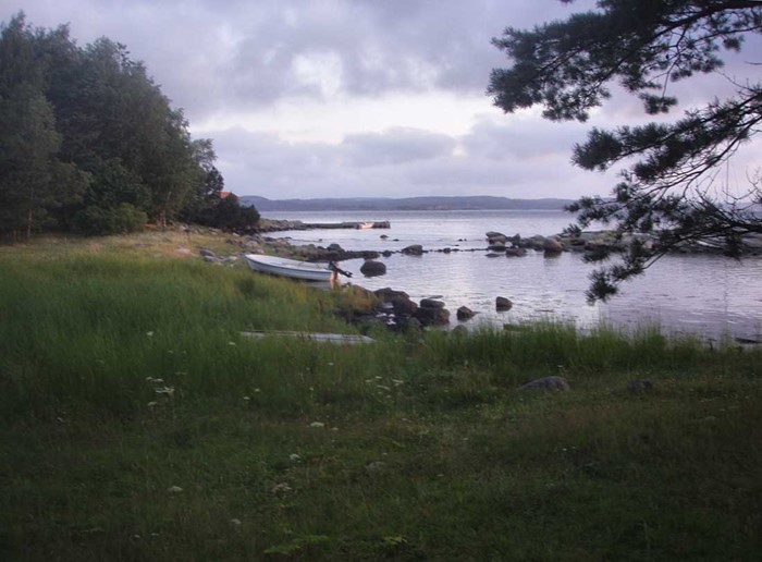 Island Lövö in the south of fjord Hakefjorden