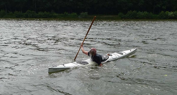 Even handrolling was easy – but I had the paddle handy, should I miss