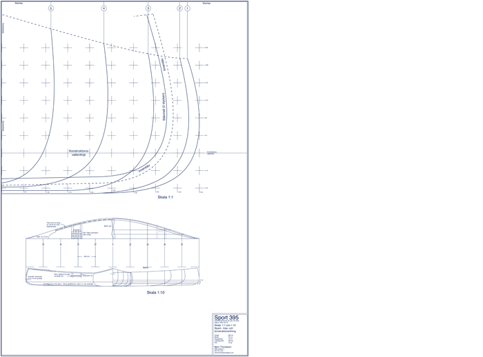 Sport 395 – ritningsblad