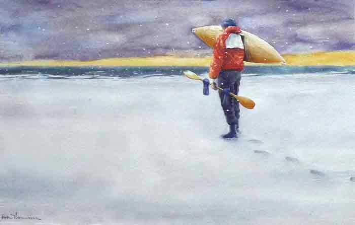 Vinterpaddling Bjärred 1996