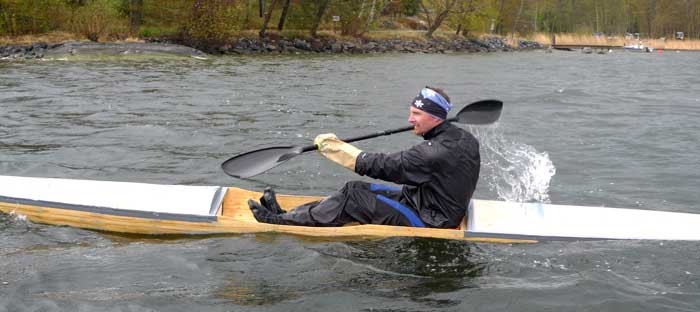 Nordic kayak surfski