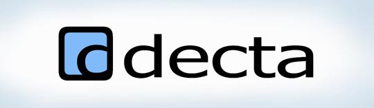 Logga för Decta - vald version