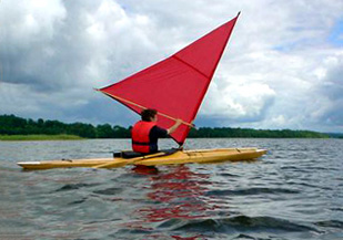 Segling med kajak