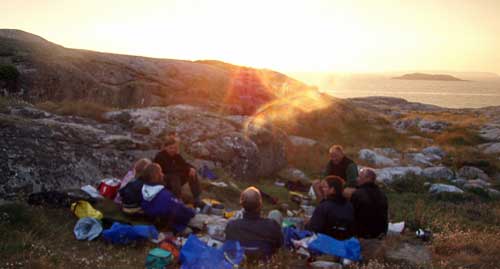 Kvällssol St Måkholmen