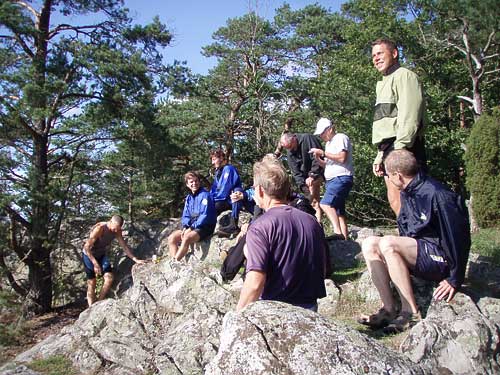 På toppen