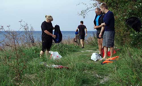 Paus vid Bunkeflostrand