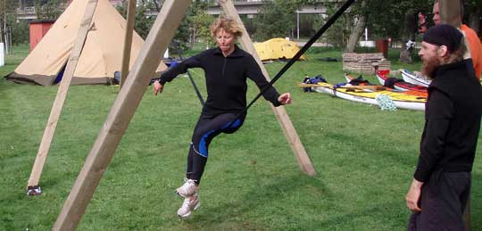 balance practices on ropes