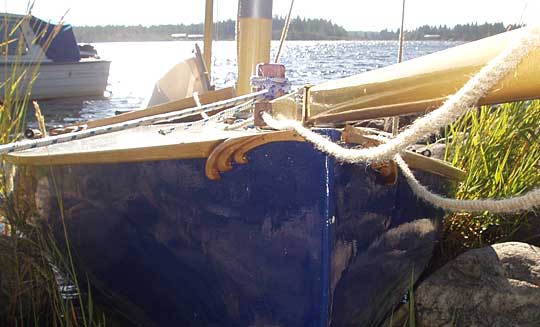 Stem decoration and bowsprit