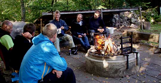 Början på grillkvällen