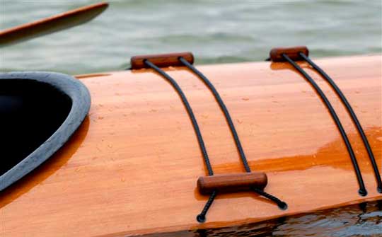 Closeup on deck and cockpit