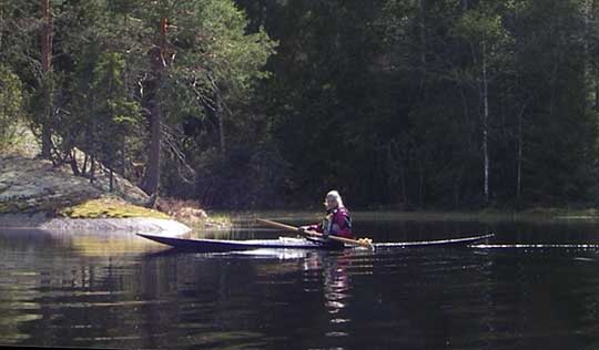 Svarta Malin on lake Rinnen