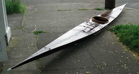Harvey Goldens new kayak
