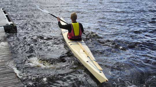 Peters Isfjord - start från bryggan