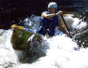 a canoe for whitewater