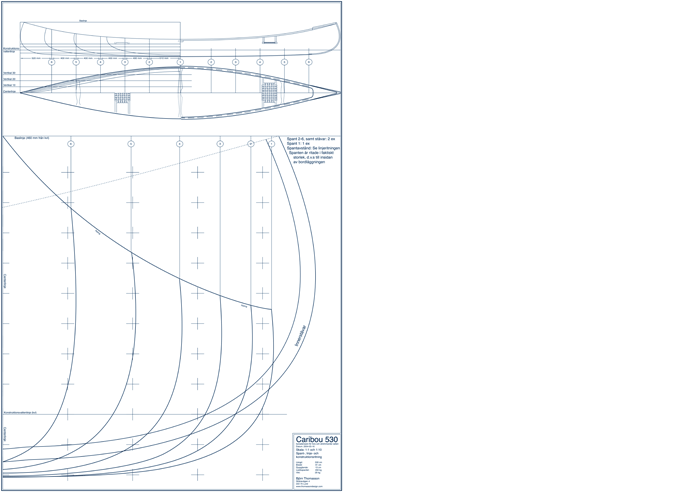 Caribou 530 ritningsblad