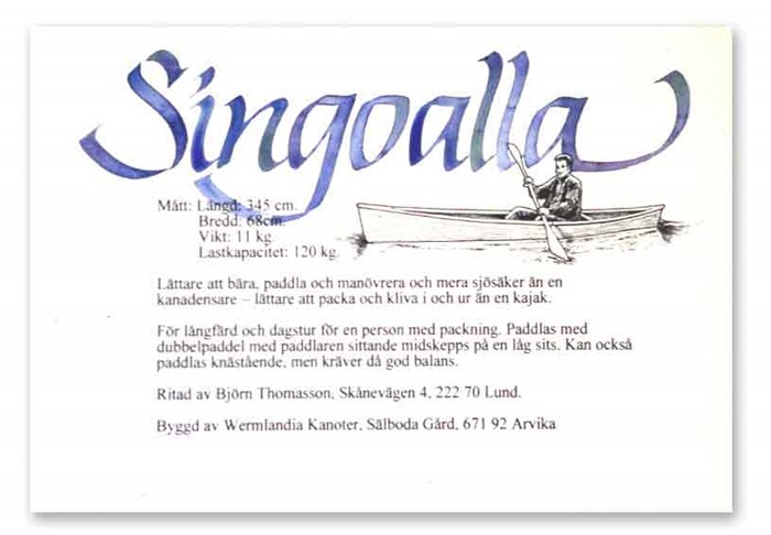 Presentationskort för Singoalla 2002