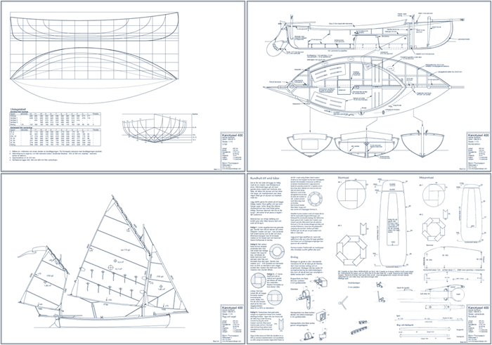 Canoe Yawl 400, plans