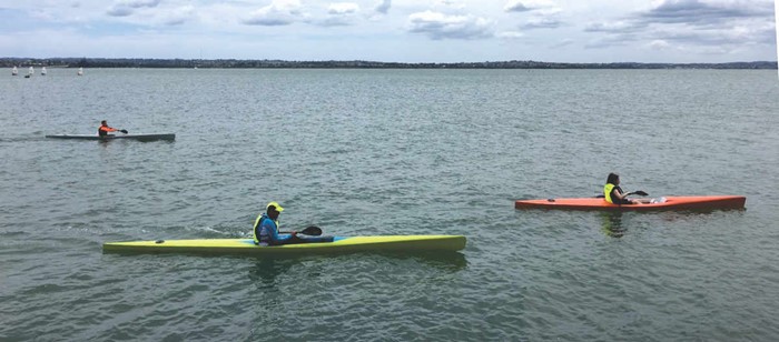 Two New Zealand Spindrifts and a Spray on the water